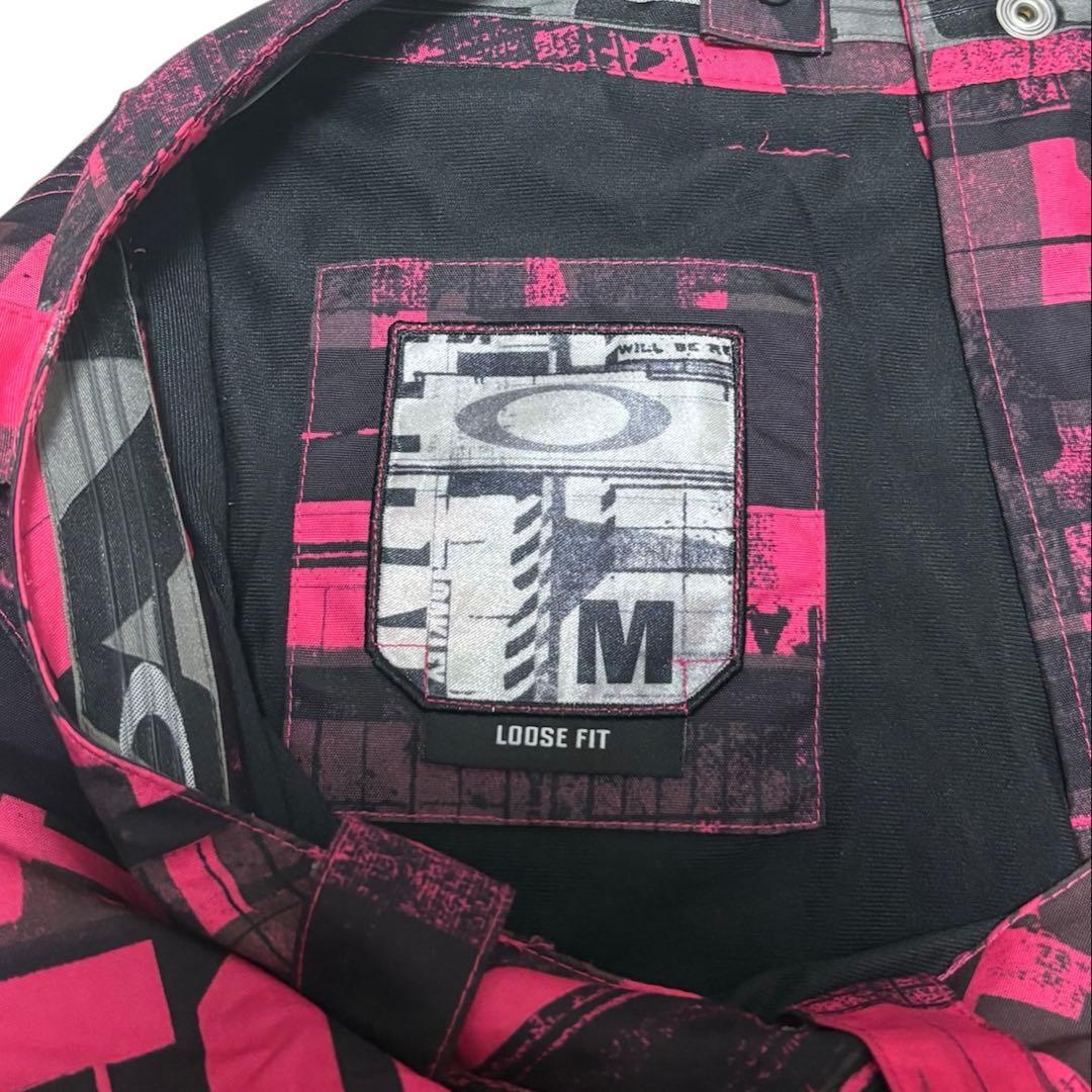 OAKLEY スノボウェアパンツ 総柄 graphic design